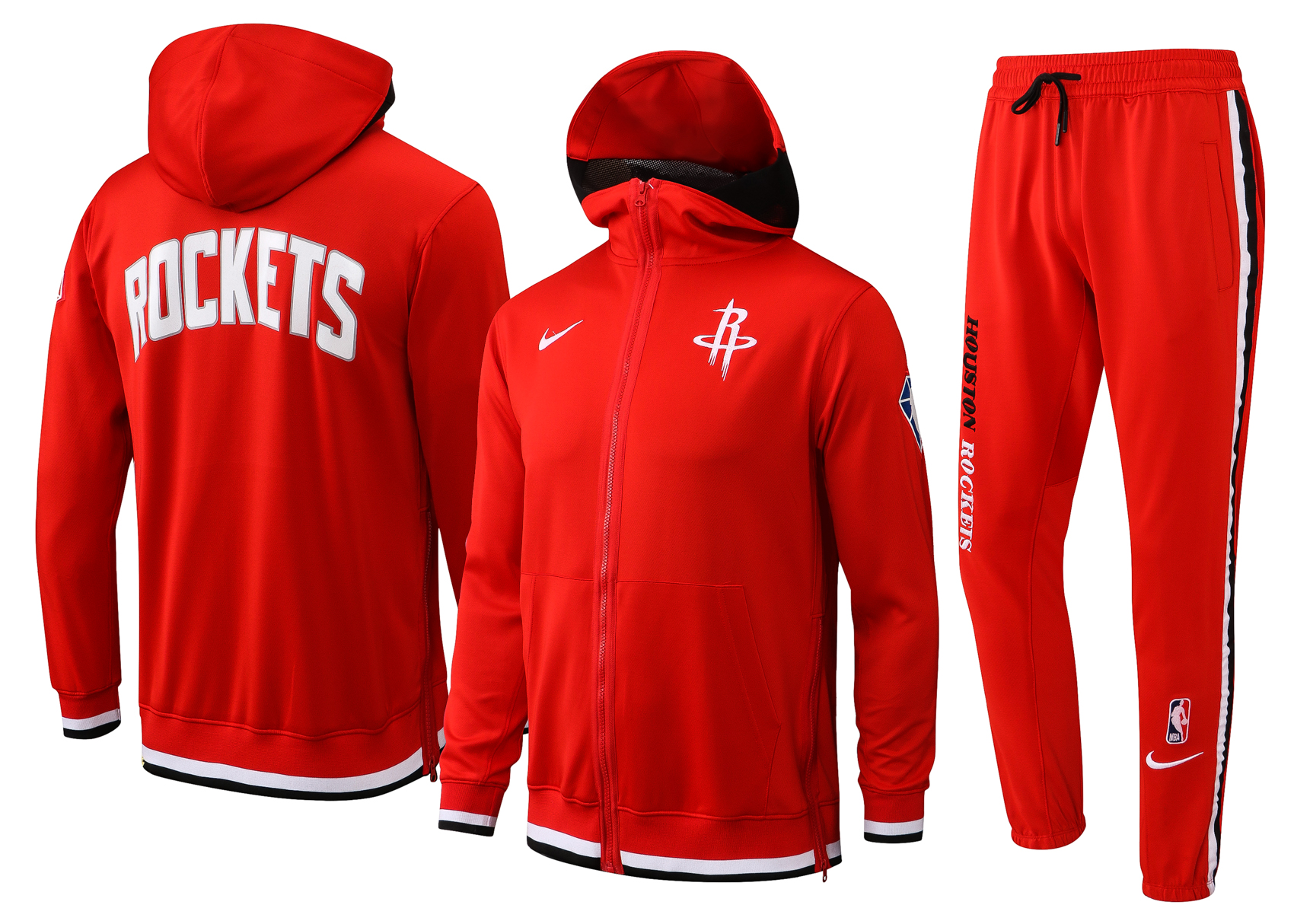 Men Houston Rockets red  2024 NBA Nike Training suit->houston rockets->NBA Jersey